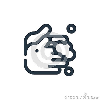 handwash vector icon. handwash editable stroke. handwash linear symbol for use on web and mobile apps, logo, print media. Thin Vector Illustration
