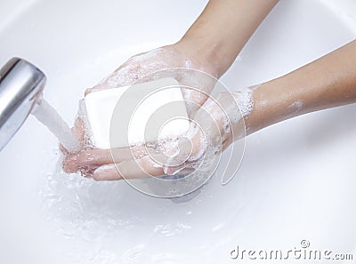 Handwashing Stock Photo