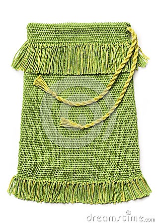 Handwoven bag Stock Photo