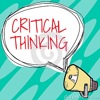Handwriting text Critical Thinking. Internet Concept sequence of stages of a project requiring the longest time Stock Photo