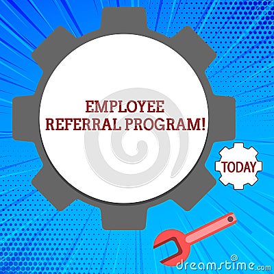 Handwriting text Employee Referral Program. Concept meaning internal recruitment method employed by organizations Big Stock Photo