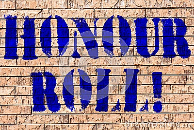 Handwriting text Honour Roll. Concept meaning List of students who have earned grades above a specific average Brick Stock Photo