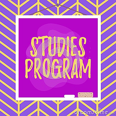 Handwriting text writing Studies Program. Concept meaning Platform help move you towards a college and career path Asymmetrical Stock Photo