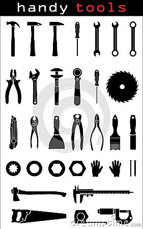 Handy Tools Stock Photo