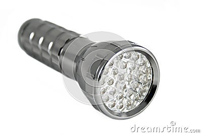 Handy torch with LED Stock Photo