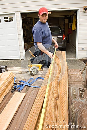 Handyman home repair projects Stock Photo