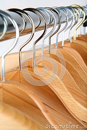 Hangers Stock Photo