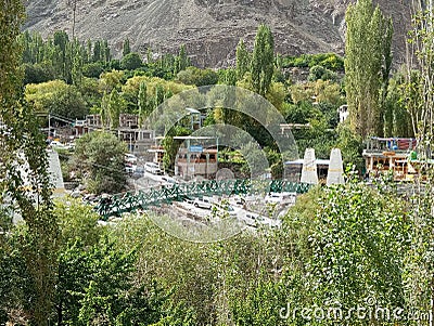 Hanging Bridge. Editorial Stock Photo