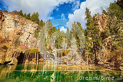 Hanging Lake, Glenwood Canyon, Colorado, USA. Stock Photo