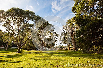 Hanging Rock in Macedon Ranges Stock Photo