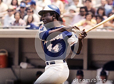 Hank Aaron Atlanta Braves Editorial Stock Photo