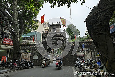 Old Quarter of Hanoi in Vietnam Editorial Stock Photo