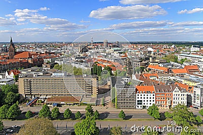 Hanover aerial Editorial Stock Photo