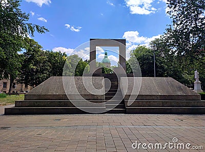 Hanover Holocaust Memorial Editorial Stock Photo