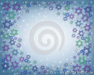 Hanukkah Background Stock Photo