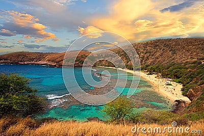 Hawaii Hanuman Bay, Stock Photo