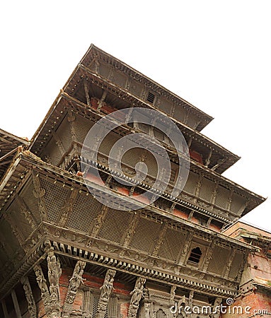 Hanuman Dhoka Durbar is situated in the central Kathmandu and ge Stock Photo