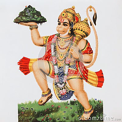 Hanuman - hindu deity Stock Photo