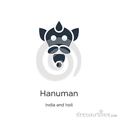 Hanuman icon vector. Trendy flat hanuman icon from india collection isolated on white background. Vector illustration can be used Vector Illustration