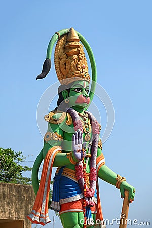 Hanuman statue Stock Photo