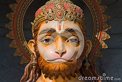 Hanuman statue in India Stock Photo