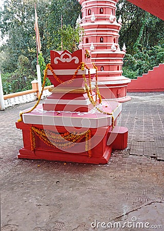 Hanuman temple, Panaji. Goa, India Editorial Stock Photo