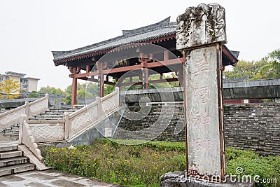 BAI JIANG TAN Historic Sites . a famous Historic Sites in Hanzhong, Shanxi, China. Stock Photo