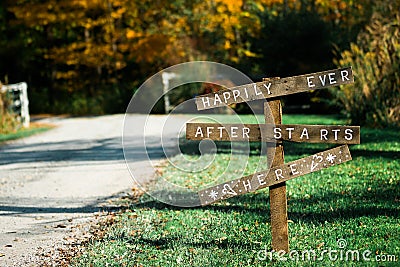 Happily Ever After Stock Photo
