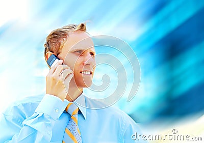 Happiness businessman Stock Photo