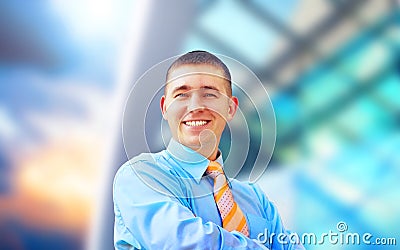 Happiness businessman Stock Photo