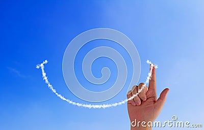 Happiness Concept Background Stock Photo