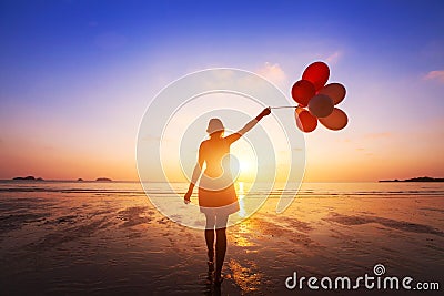 Happiness concept, positive emotions, happy girl Stock Photo