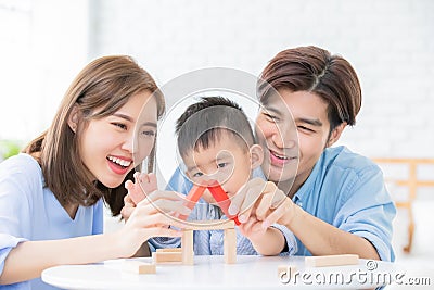 Happiness Family concept Stock Photo