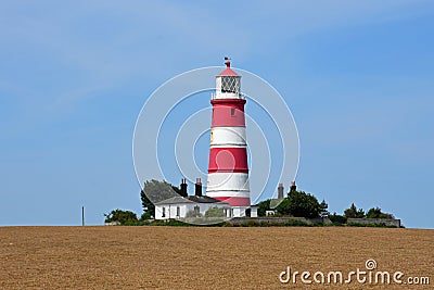 Happisburgh Lighthouse, Norfolk, England Stock Photo