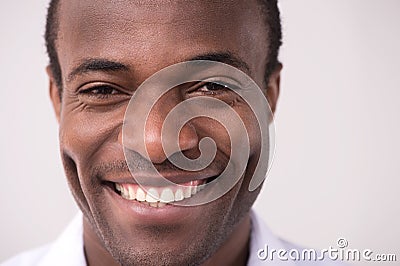 Happy African descent men. Stock Photo