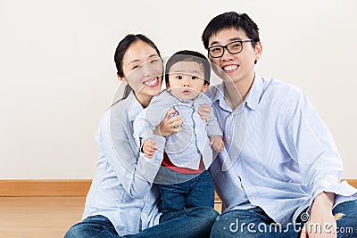 Happy asia family Stock Photo