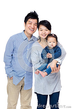 Happy asia family Stock Photo