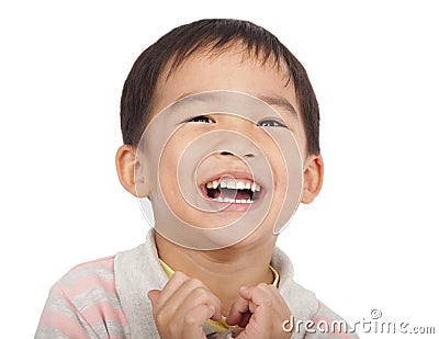 Happy asian kid Stock Photo