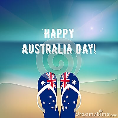 Happy Australia Day Vector Illustration