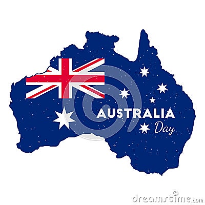 Happy Australia Day Vector Illustration
