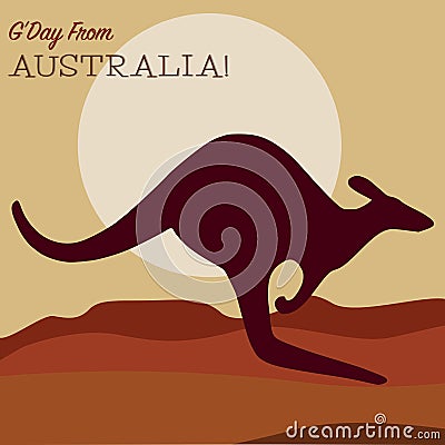 Happy Australia Day! Vector Illustration