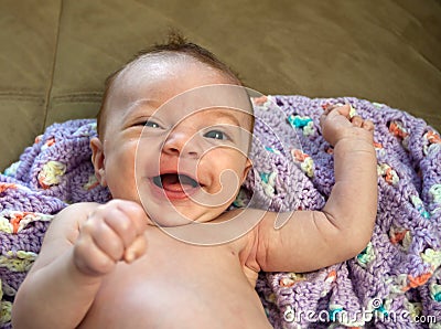 Happy Baby Stock Photo