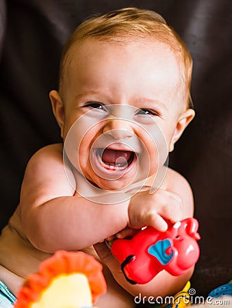 Happy baby Stock Photo