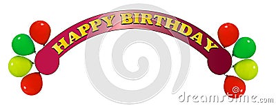 Happy birthday Vector Illustration