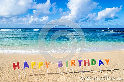 Happy Birthday background Stock Photo