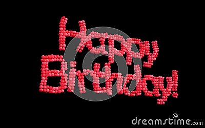 Happy Birthday balloons. Stock Photo