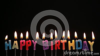Happy Birthday Candles Being Blown Out Stock Video Video Of Definition Flame