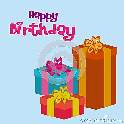 Happy birthday design Vector Illustration