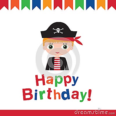 Happy Birthday. Vector Illustration