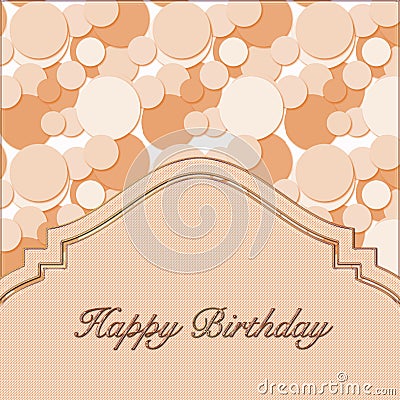 Happy birthday, greetings, card Vector Illustration